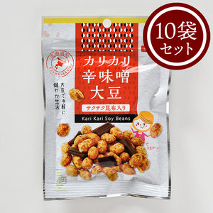 カリカリ辛味噌大豆・サクサク昆布33g