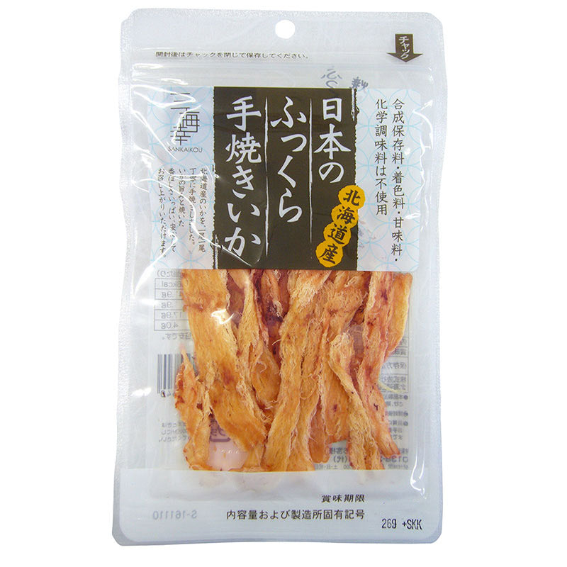 日本のふっくら手焼きいか26g